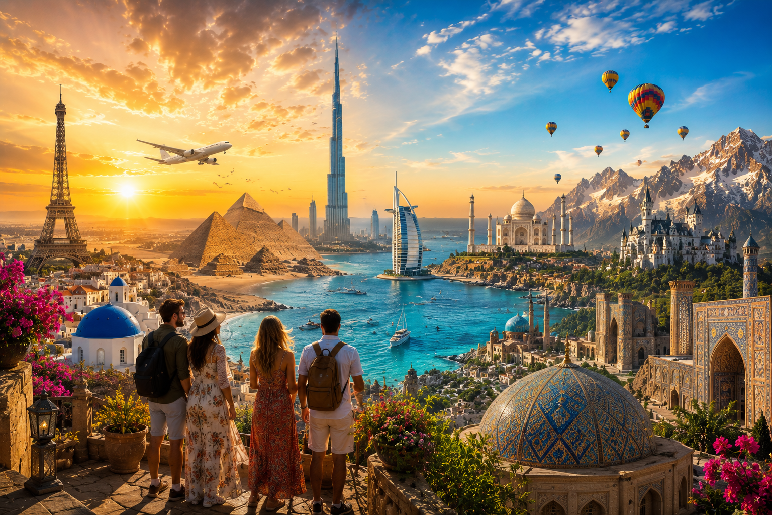 Premium international travel packages